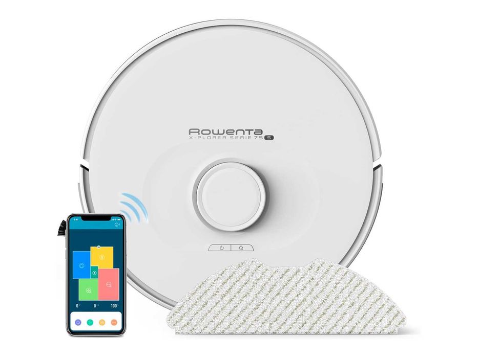 Прахосмукачка робот Rowenta XPlorer Serie 75 S RR8567WH за сухо/мокро