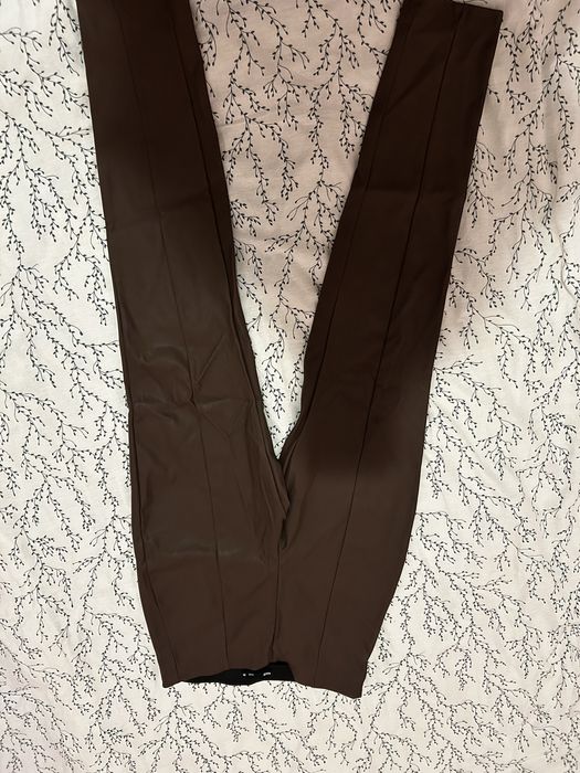 colanti bej piele artificiala