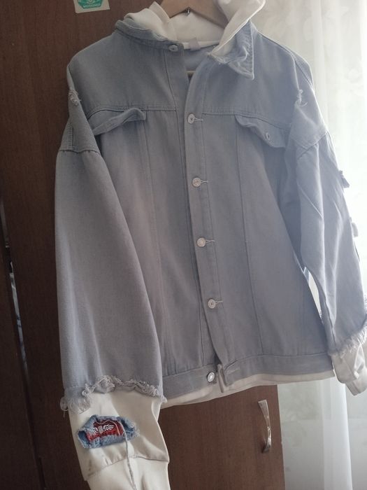 Джинсовая куртка на подростка