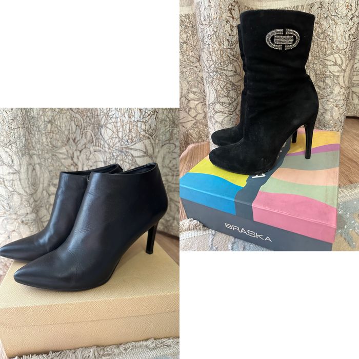 Батильоны кожа, замша