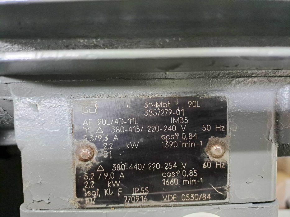 Вакуум помпа Rietschle CLFE 26 V / 25m3/h / 2,2kW