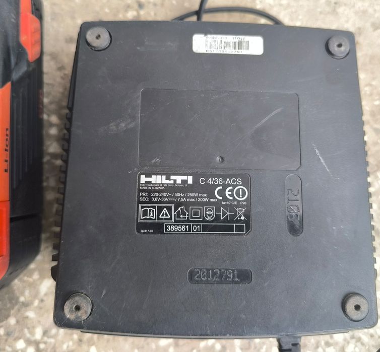 HILTI TE 6-A,с батерия и зарядно