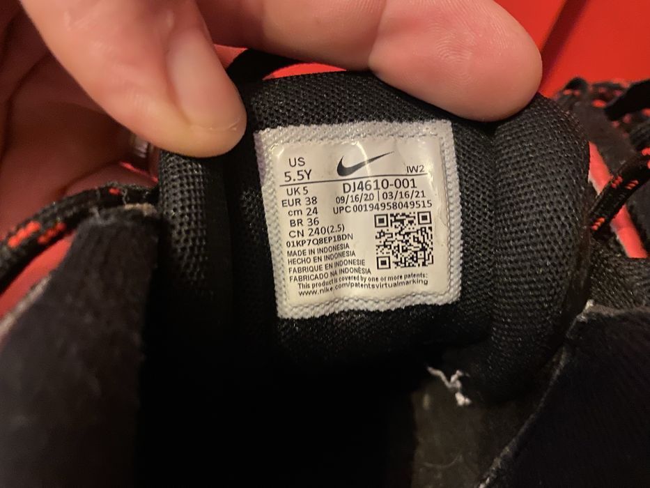 Air uptempo mărimea 38
