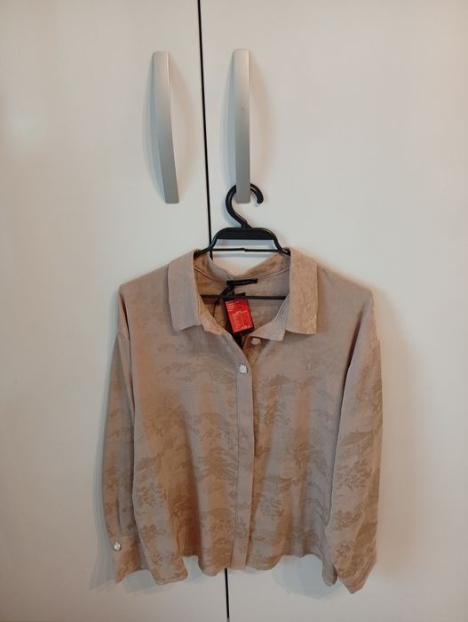 Палто от естествен косъм рекс- чинчила  ризата е подарък нови