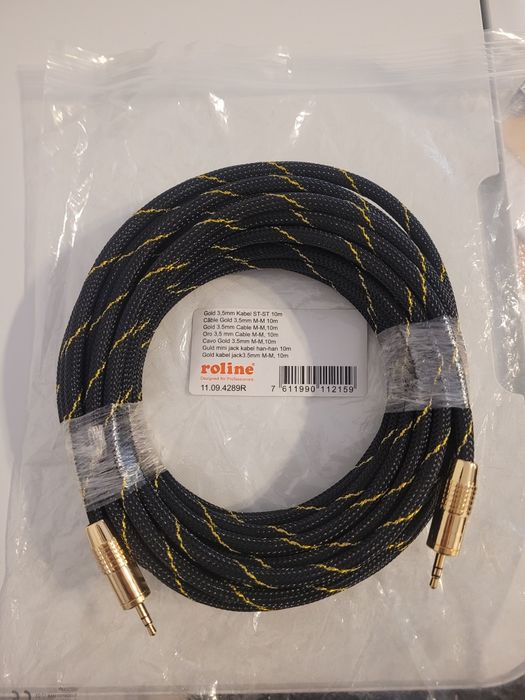 Cablu audio 10m Roline