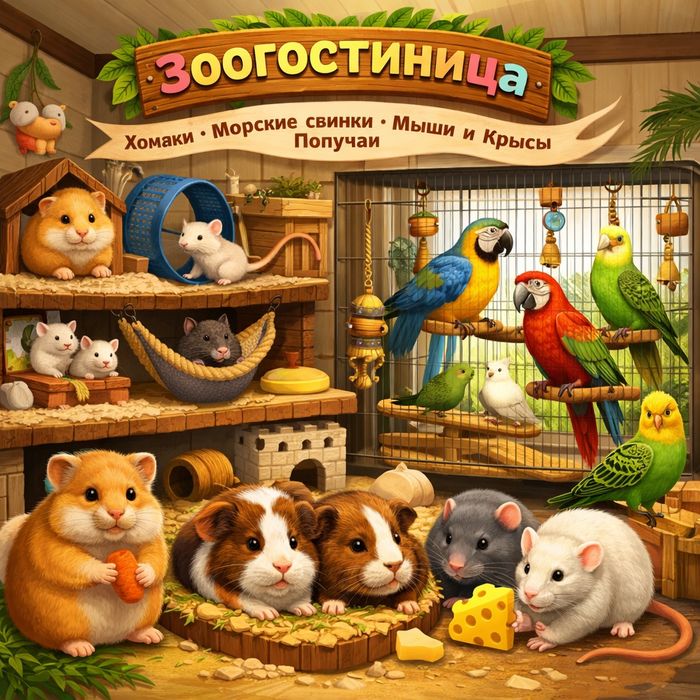 Зоогостиница для мелких животных