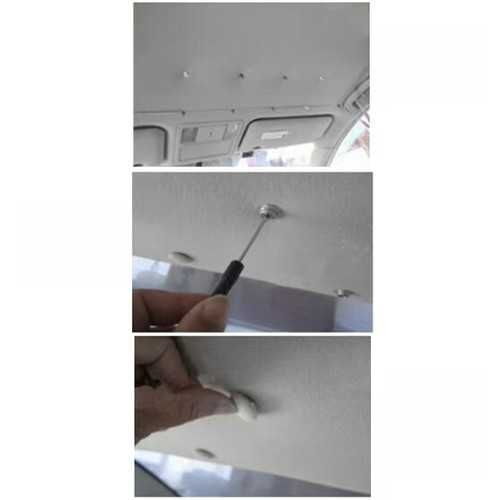 Копчета за таван на кола/Комплект за ремонт на провиснал таван - 65бр.