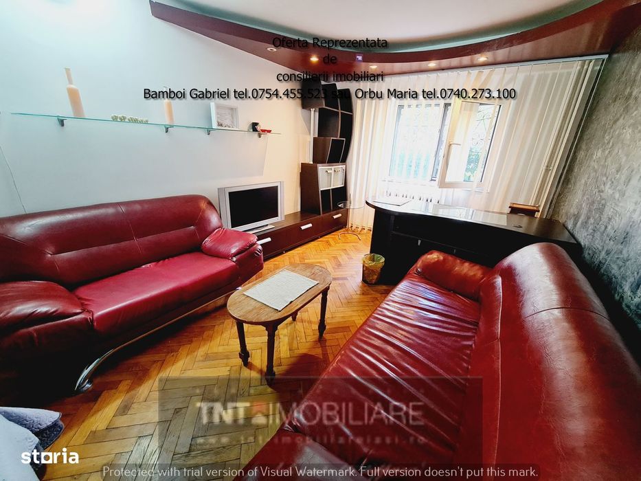 Apartament 3 camere decomandate –Central (Tg. Cucu - Podu de Fier)