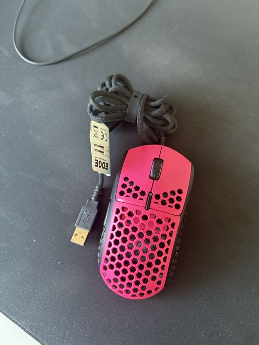 Mouse Gaming EDGE Ultralight Precision Pink Edition - RGB, Fagure, 1000Hz