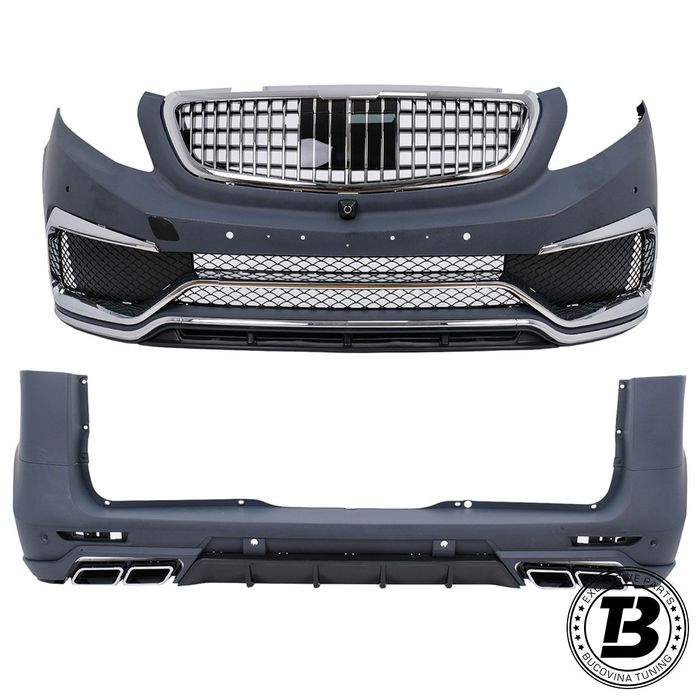 Pachet Exterior compatibil cu Mercedes V Class W447 MBH Design