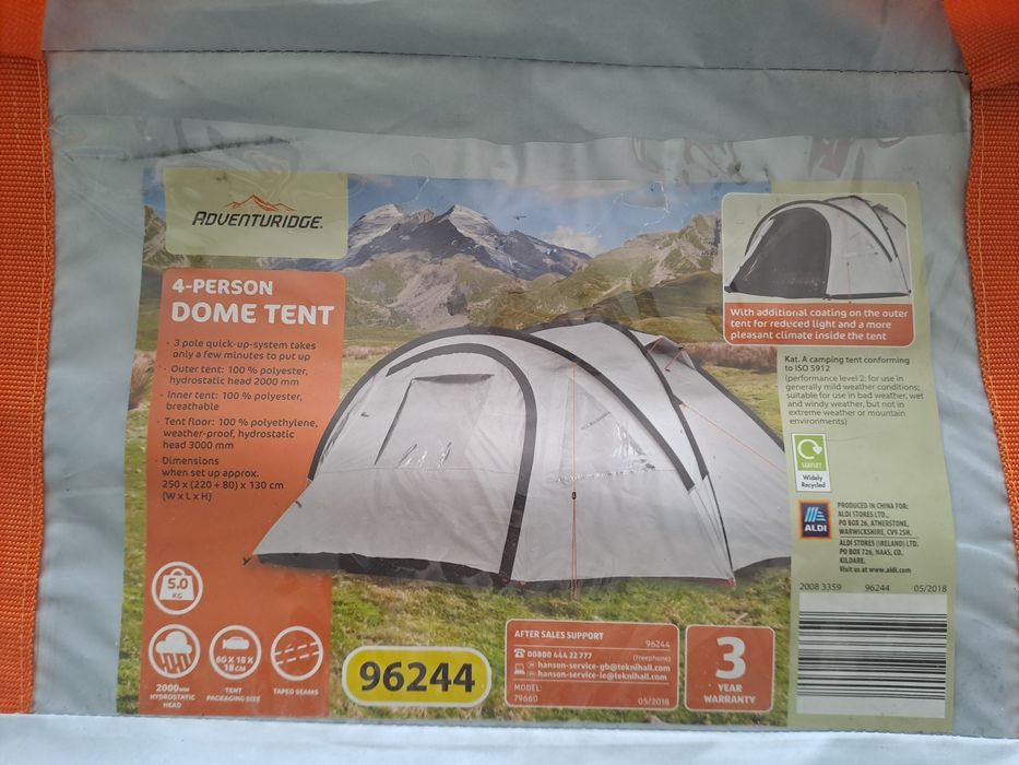 Нова! Палатка  за 4 човека" Adventuridge"