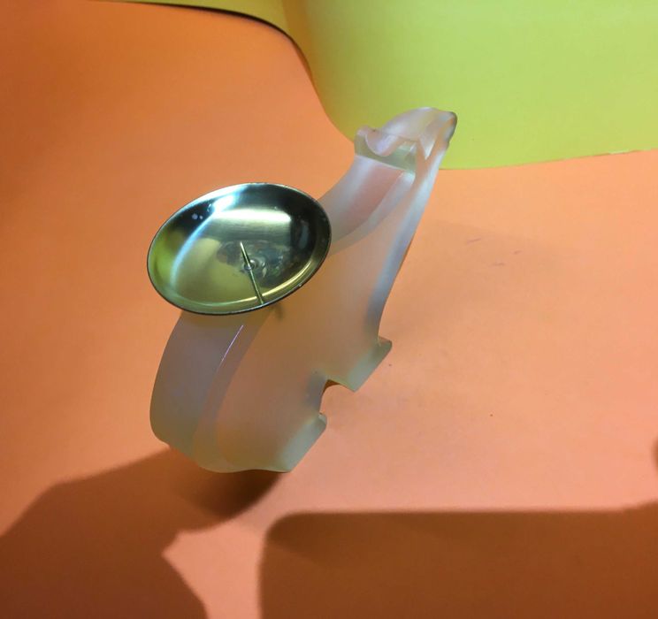 Стъклен Екзотичен Свещник