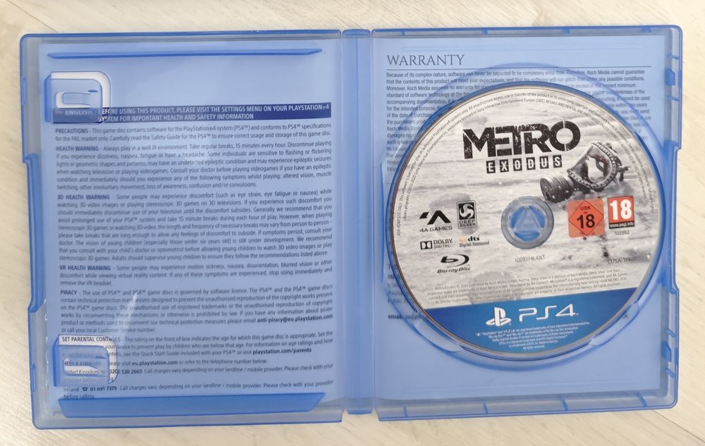 Joc Metro Exodus PS4 PS5