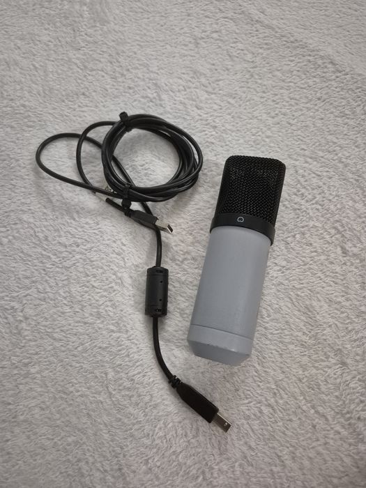 Microfon Auna gri cu fir