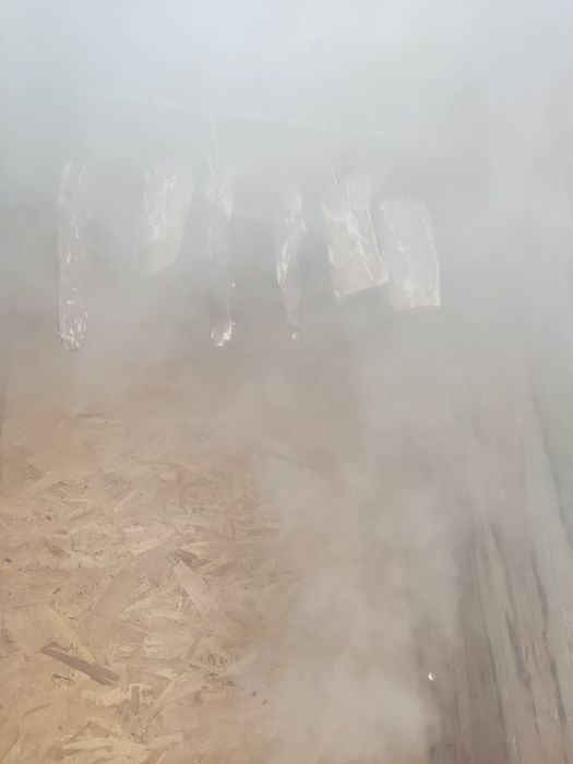Afumam carne,carnati ,etc cu fum rece de fag,lemn de esenta tare