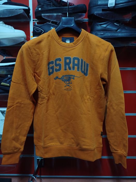 Оригинална блуза G-Star Raw Skeleton S нова мъжка суичър фланела