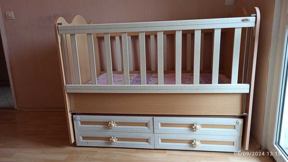 Дървена кошара с подарък матрак