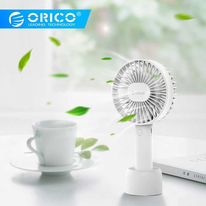 Mini ventilator portabil cu acumulator Li-Ion puternic si silentios