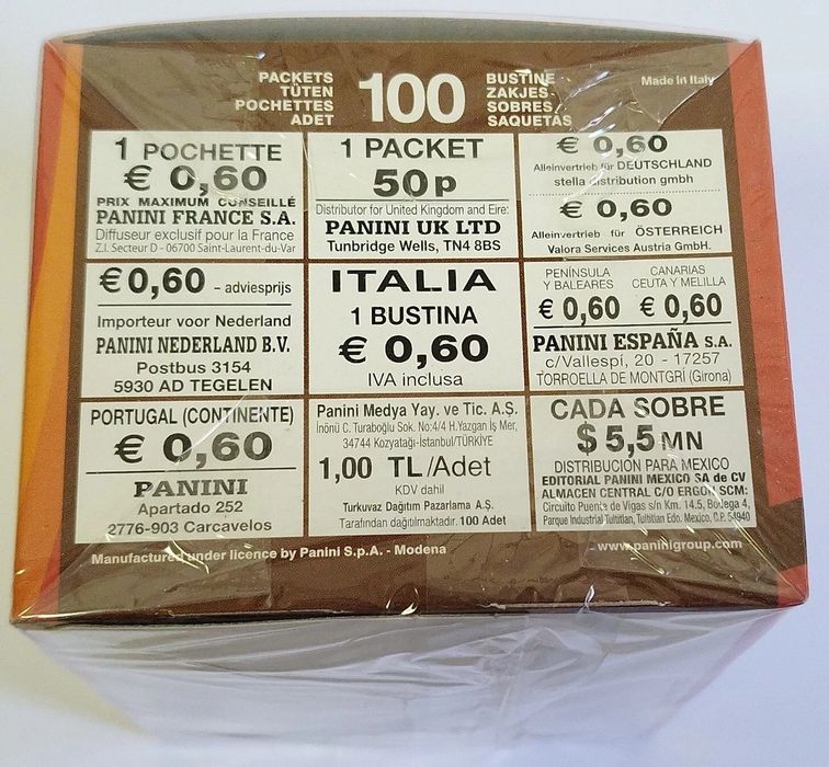 Panini World Cup 2010 - кутия 100 пакетчета