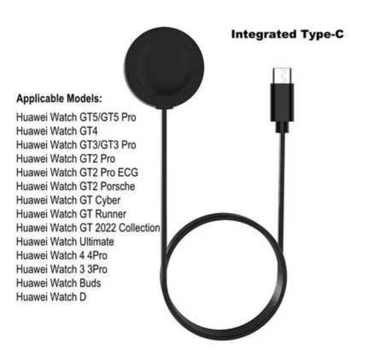НОВО Оригинално зарядно за Huawei Watch GT5/G5pro/GT4/GT3/Watch Buds