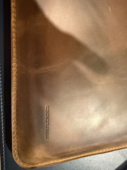 Husa de protectie laptop Macbook 14” - 15” din piele 100%