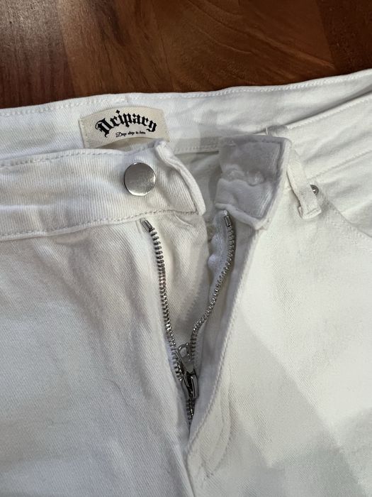 Dripary ripped jeans white