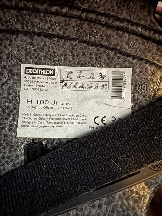 Casca schi roz decathlon 2 bucati