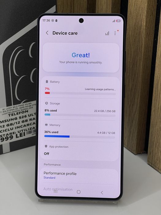 Samsung S26 Ultra 512Gb 12Gb ram (1 ciclu incarcare) Garantie #60562