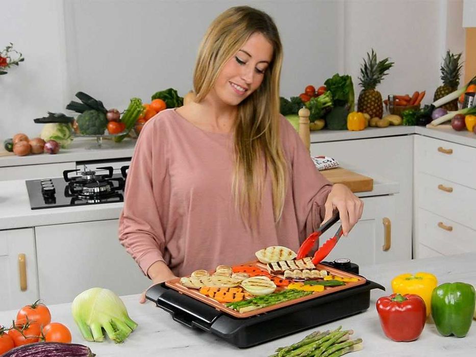 Электрический гриль Max Chef Smoke Free Grill | Каменное покрытие