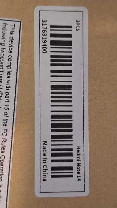 Set de 3 Folii Sticla Xiaomi Redmi Note 14