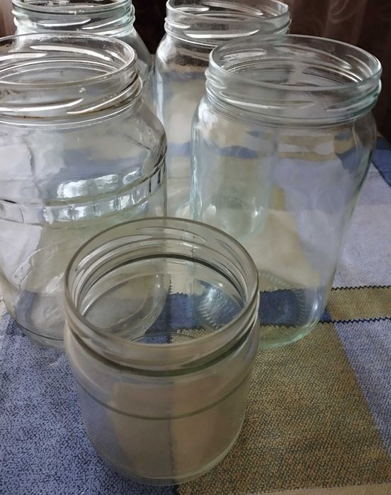 Банки  1 литр с резьбой  (20 шт.) и другие