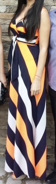 Рокля с 3 цвята