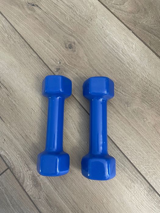 Гантели синие 2 кг