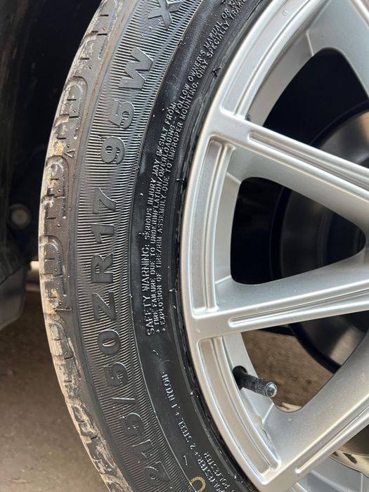 Продам диски с резиной 215*50*r17