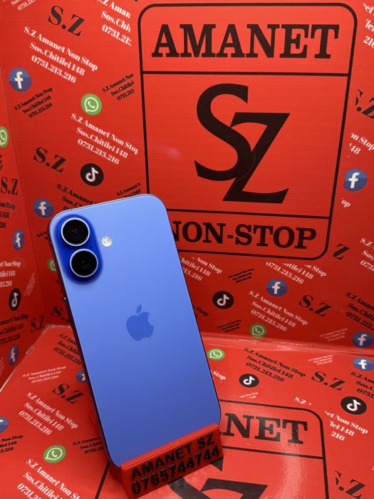 Iphone 16 100% Baterie Amanet SZ Non Stop