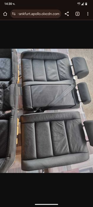 Кожен салон s-line audi a6c6 4f , седалки Ауди а6ц6 4ф