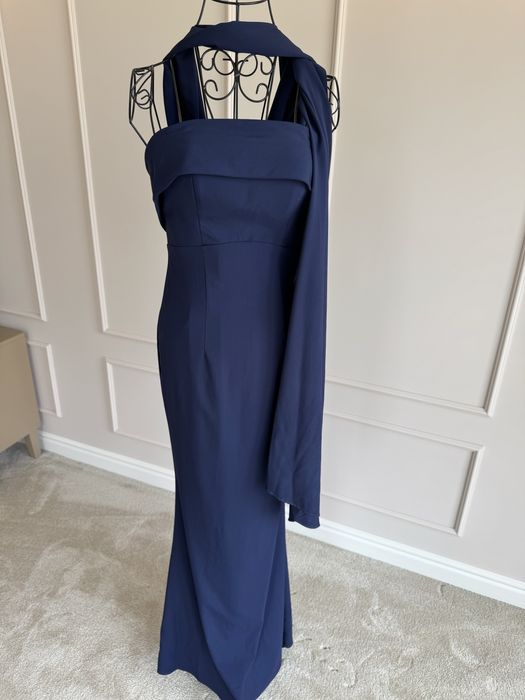 Тъмно синя Бална / официална рокля