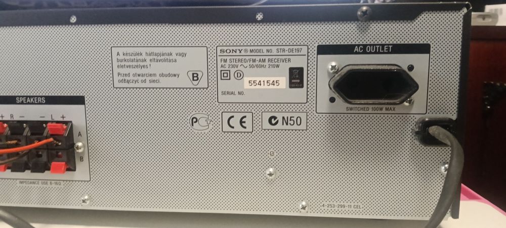 Amplificator Sony STR DE 197