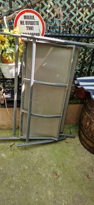 Градинска пейка Алуминиева