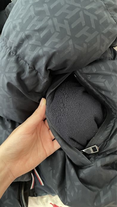 Geacă Tommy Hilfiger Bleumarin
