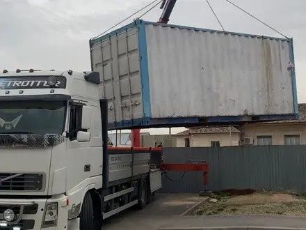 Манипулятор Алматы. Перевозка контейнера