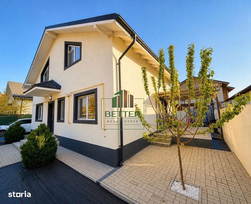 Casă de vânzare nouă individuală, 4 camere, Berceni Ilfov - La cheie
