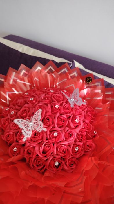 Buchet trandafiri săpun 51