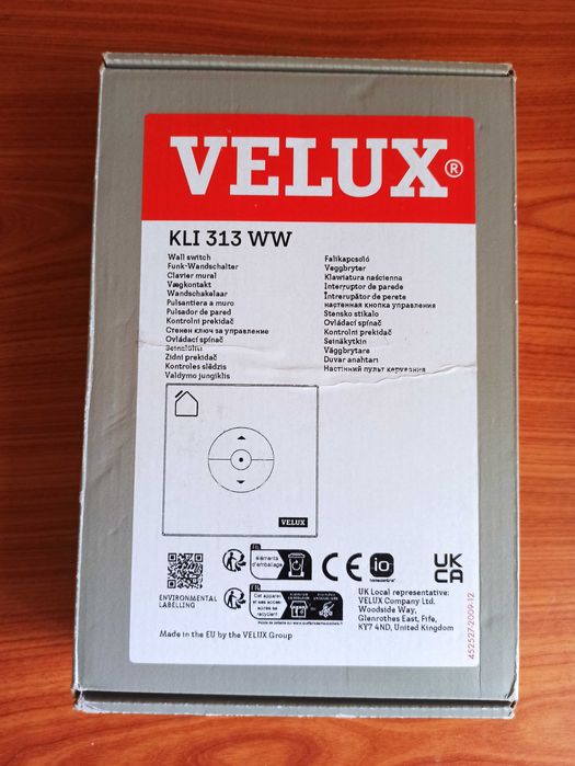 Întrerupător universal KLI 313 VELUX cu control tactil.
