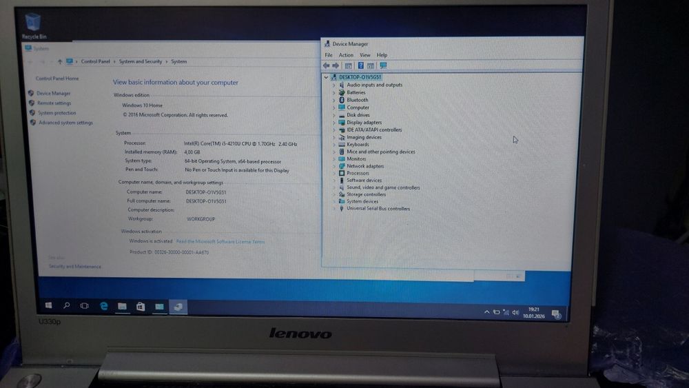 Laptop Lenovo IdeaPad i5