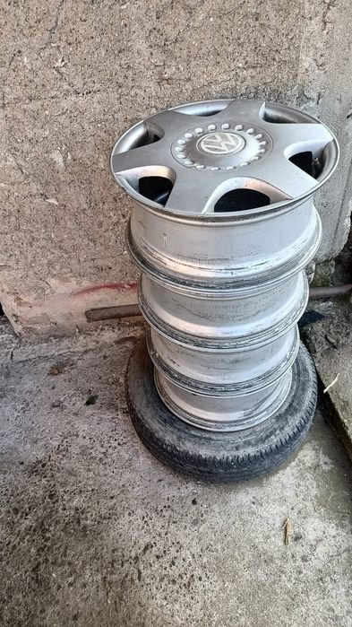 Jante 5×110 Volskwagen plus rezervă cu cauciuc