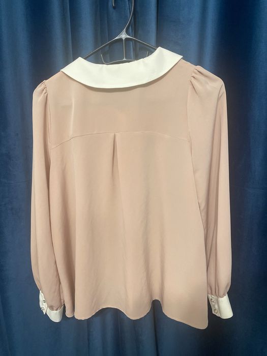 Винтажная розовая блуза