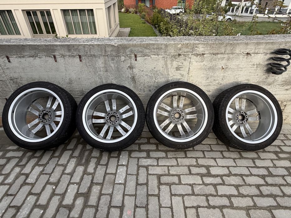 Oferta!Jante originale Audi A6 Allroad  R20 din Titan, anvelope de vara 255/40/20-7 mm