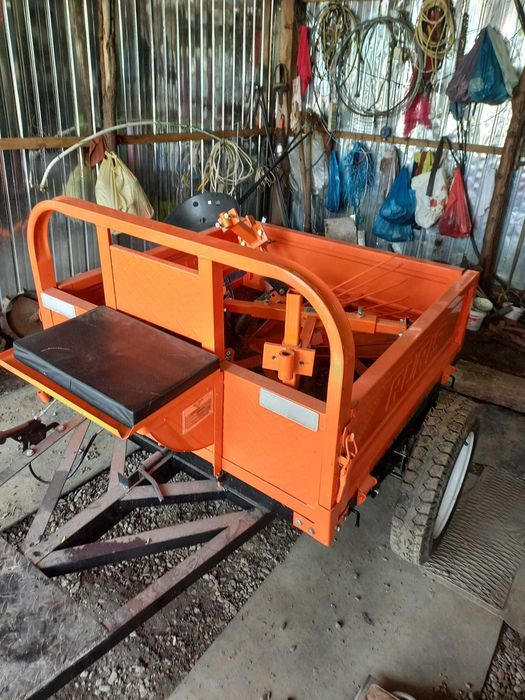 Motocultor RURIS 732 ACC cu remorca 450S + accesoriu tractat navigator