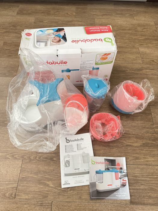 Уред за приготвяне на бебешка/детска храна 4в1 Badabulle Baby Station